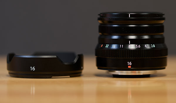 Fuji XF 16mm f/2.8 R WR Review -- Product Image