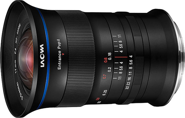 Laowa 17mm f/4 GFX Zero-D