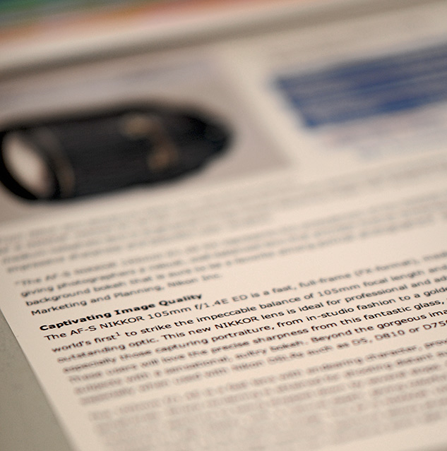 Nikon 105mm f/1.4 Review - depth of field