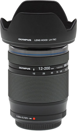 Olympus 12-200mm f/3.5-6.3 Review -- Product Shot