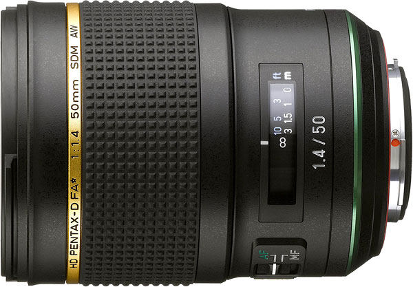HD PENTAX-D FA*50mm F1.4 SDM AW Product Image
