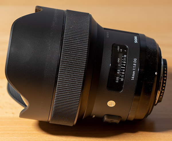 Sigma 14mm f/1.8 DG HSM Art Review -- Product Image