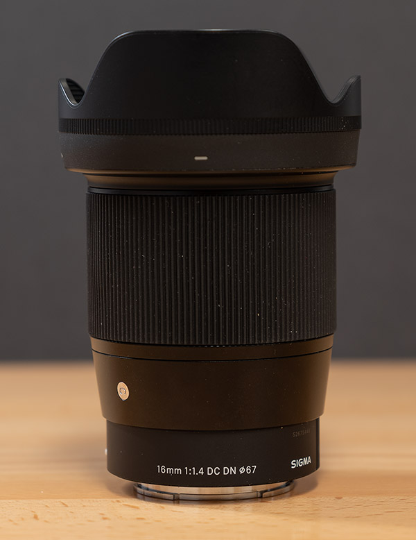 Sigma 16mm f/1.4 DC DN Contemporary Review -- Product Image