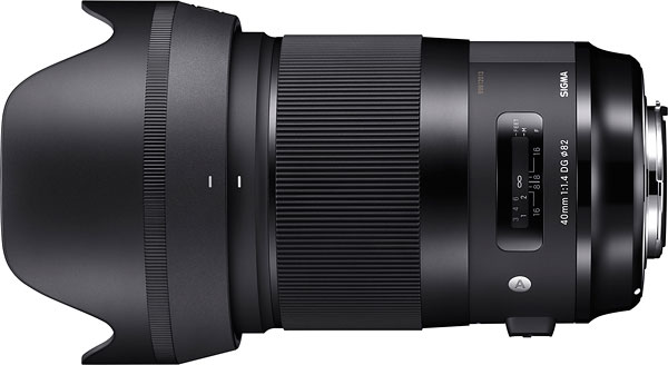 SIGMA 40mm F1.4 DG H Art Review -- Product Image