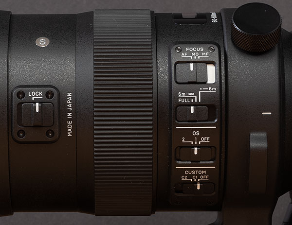 Sigma 60-600mm f/4.5-6.3 DG OS HSM Sport Review -- Product Image