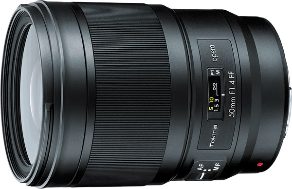 Tokina Opera 50mm F1.4 FF Review -- Product Image
